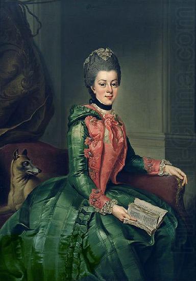 Portrait of Princess Frederika Sophia Wilhelmina, Johann Georg Ziesenis